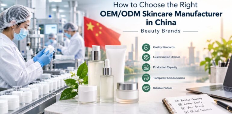 How to Choose the Right OEM/ODM Skincare Manufacturer in China: Beauty Brands